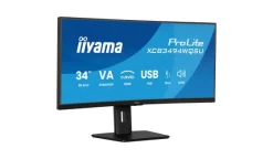 iiyama ProLite XCB3494WQSU-B1 Moniteur incurvé de 34 pouces avec support réglable en hauteur