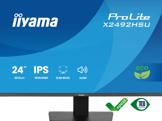 iiyama ProLite X2492HSU-B1 écran IPS Full HD 24 pouces avec cadre fin sur les 4 côtés