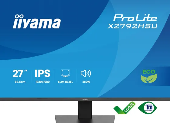 iiyama ProLite X2792HSU-B1 écran IPS Full HD de 27 pouces avec cadre fin sur les 4 côtés