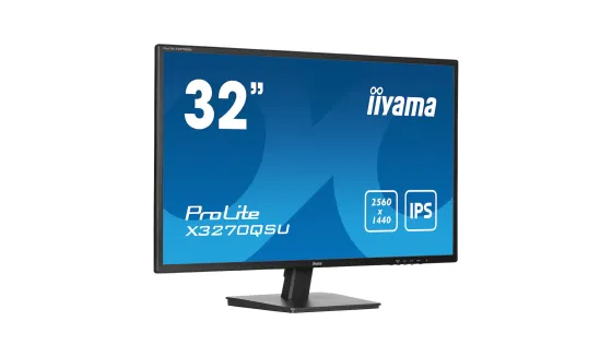 iiyama ProLite X3270QSU-B1 Moniteur 32 pouces avec technologie IPS et résolution WQHD
