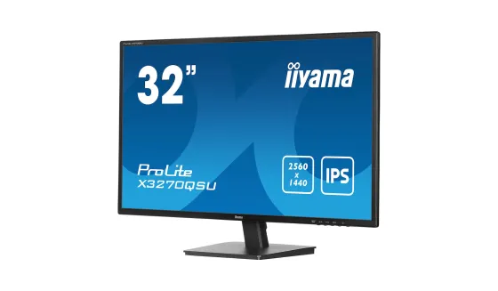 iiyama ProLite X3270QSU-B1 Moniteur 32 pouces avec technologie IPS et résolution WQHD