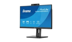 iiyama ProLite XUB2490HSUH-B2 Moniteur de bureau 24 pouces avec webcam et microphone Windows Hello intégrés