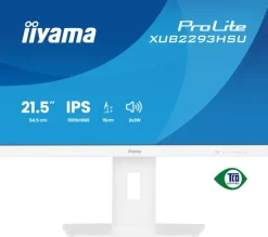 iiyama ProLite XUB2293HSU-W7 moniteur IPS 22 pouces avec design sans bordure sur trois côtés, concentrateur USB intégré, taux de rafraîchissement de 100 Hz et support réglable en hauteur