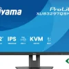 iiyama ProLite XUB3297QSNP-B1 moniteur 32 pouces avec technologie IPS QHD, station d'accueil USB-C et commutateur KVM