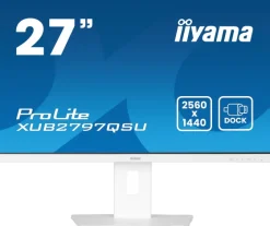 iiyama Prolite XUB2797QSU-W2 27" IPS Moniteur, 2560 x 1440 QHD / WQHD, 100Hz, 1ms