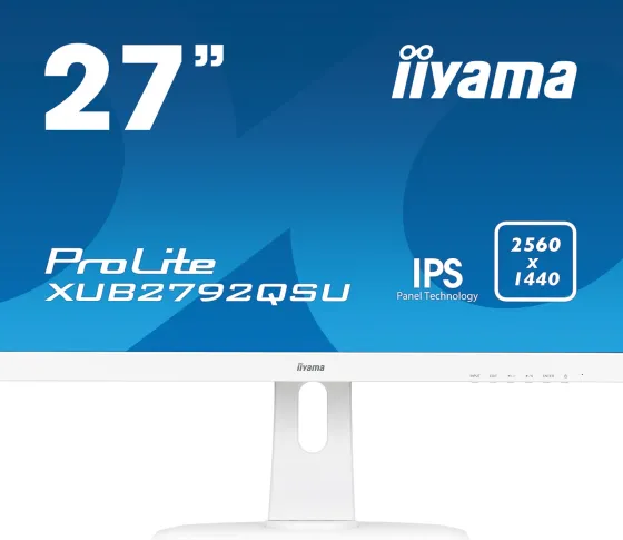 iiyama ProLite XUB2792QSU-W1 26,8" IPS Moniteur, 2560 x 1440 QHD / WQHD, 75Hz, 5ms