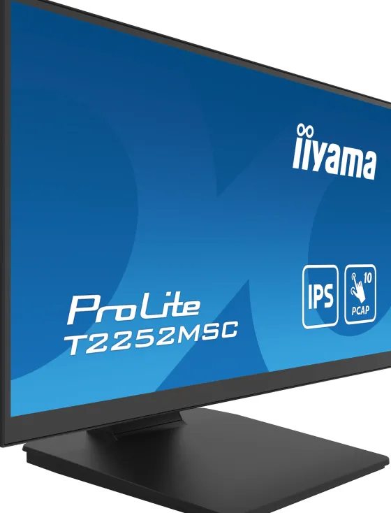 iiyama T2252MSC-B2 22" IPS Moniteur, 1920 x 1080 Full HD, 5ms