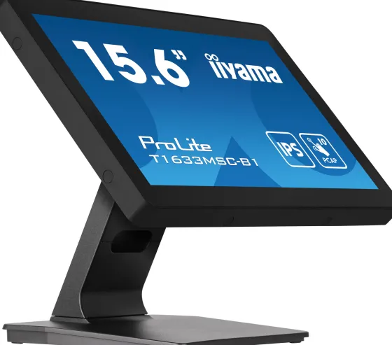 iiyama T1633MSC-B1 - Moniteur IPS 16", 1920 x 1080 Full HD, 68Hz, 5ms