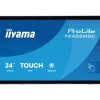 iiyama T2455MSC-B2 Écran multitactile ProLite de 24 pouces avec dalle en verre bord à bord, webcam intégrée et socle modulable