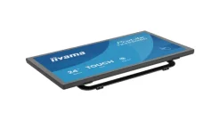 iiyama T2455MSC-B2 Écran multitactile ProLite de 24 pouces avec dalle en verre bord à bord, webcam intégrée et socle modulable