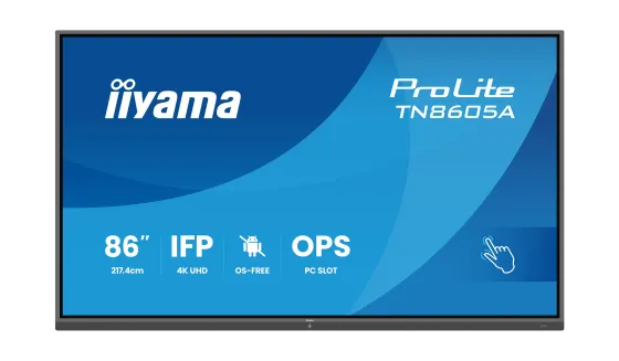 iiyama TN8605A-B1AG Écran tactile ProLite Professional de 85,6 pouces sans système d'exploitation