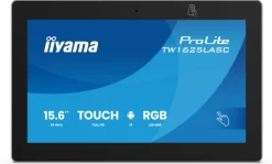 iiyama TW1625LASC-B3PNR Moniteur tactile ProLite 16 pouces PCAP avec système d'exploitation Android, lecteur NFC/RFID et bande LED RVB autour de l'écran