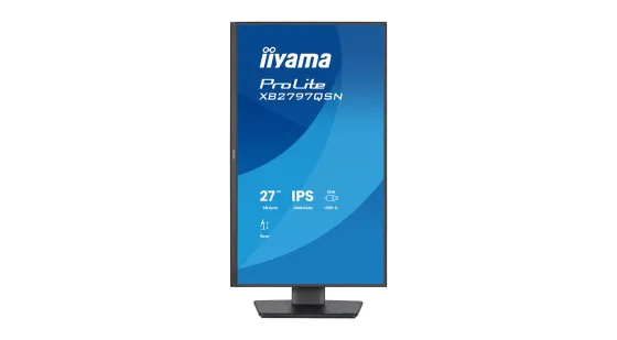 iiyama XB2797QSN-B1 Écran ProLite 27 pouces QHD avec station d'accueil USB-C et port LAN