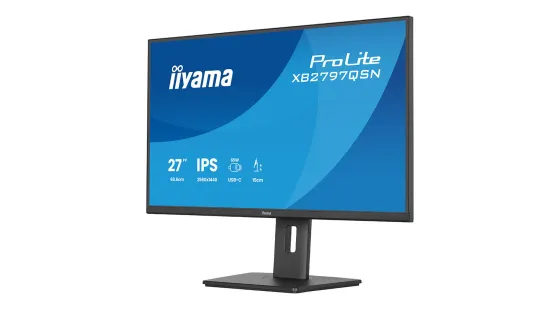 iiyama XB2797QSN-B1 Écran ProLite 27 pouces QHD avec station d'accueil USB-C et port LAN