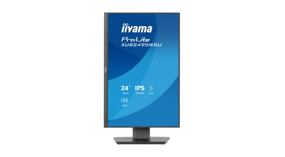 iiyama XB2495WSU-B1 Écran IPS ProLite de 24 pouces doté d'un cadre fin sur les quatre côtés et d'un socle réglable en hauteur sur 150 mm