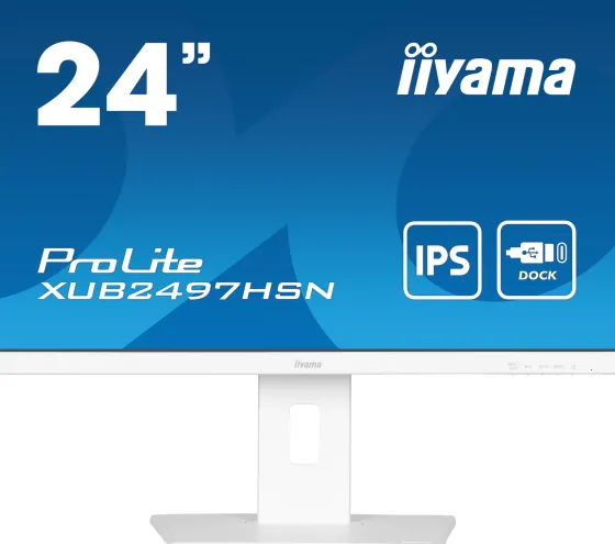 iiyama XUB2497HSN-W2 - Moniteur IPS 24", 1920 x 1080 Full HD, 100Hz, 1ms