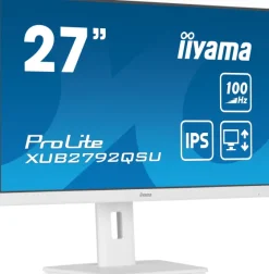 iiyama XUB2792QSU-W6 - Moniteur IPS 27", 2560 x 1440 QHD / WQHD, 100Hz, 1ms