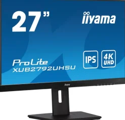 iiyama XUB2792UHSU-B5 27" IPS Moniteur, 3840 x 2160 4K UHD, 60Hz, 4ms