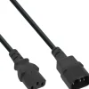 Inline câble d'alimentation, C13 vers C14, noir, 5 m