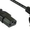 InLine Câble d'alimentation, fiche Schuko coudée sur fiche IEC, 7,0 m