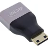 InLine HDMI Adapter connecteur HDMI A femelle / Connecteur Mini HDMI C mâle, 8K UHD