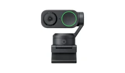 Insta360 Link 2 Webcam 4K intelligente avec cardan et suivi IA, noir graphite