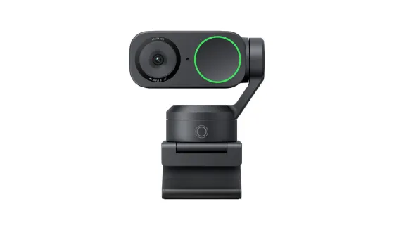 Insta360 Link 2 Webcam 4K intelligente avec cardan et suivi IA, noir graphite