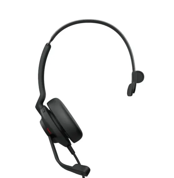 Jabra Engage 50 II Link - USB-A/USB-C - Micro-casque filaire mono certifié pour Microsoft Teams