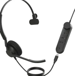 Jabra Engage 50 II Link, Mono, USB-A, UC - Micro-casque mono filaire certifié pour les plateformes UC
