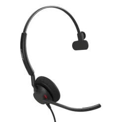 Jabra Engage 40 Inline Link - USB-A/USB-C - Micro-casque filaire mono certifié pour Microsoft Teams