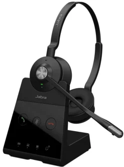 Jabra Engage 65 SE - DECT, casque double USB-C vers USB-A sans fil/filaire | certifié pour les plateformes UC