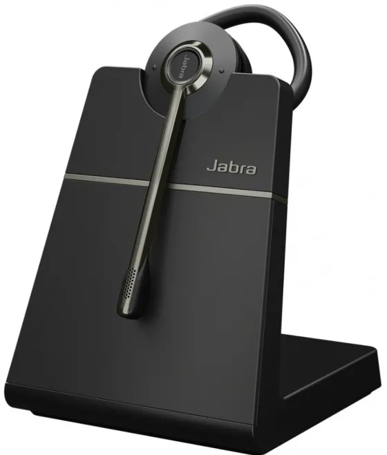 Jabra Engage 55 SE - DECT, USB-C - casque d'écoute mono sans fil convertible avec crochet d'oreille | certifié pour les plateformes UC | avec support de charge