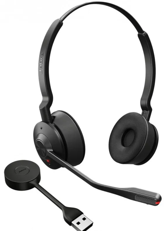 Jabra Engage 55 SE - DECT, USB-A - casque sans fil double certifié pour Microsoft Teams | sans socle de recharge