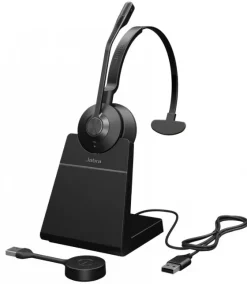 Jabra Engage 55 SE - DECT, USB-A - micro-casque mono sans fil certifié pour Microsoft Teams | avec support de charge