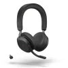 Jabra Evolve2 75 - Micro-casque stéréo sans fil pour UC, Bluetooth, USB-C, noir