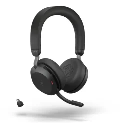 Jabra Evolve2 75 - Micro-casque stéréo sans fil pour UC, Bluetooth, USB-C, noir