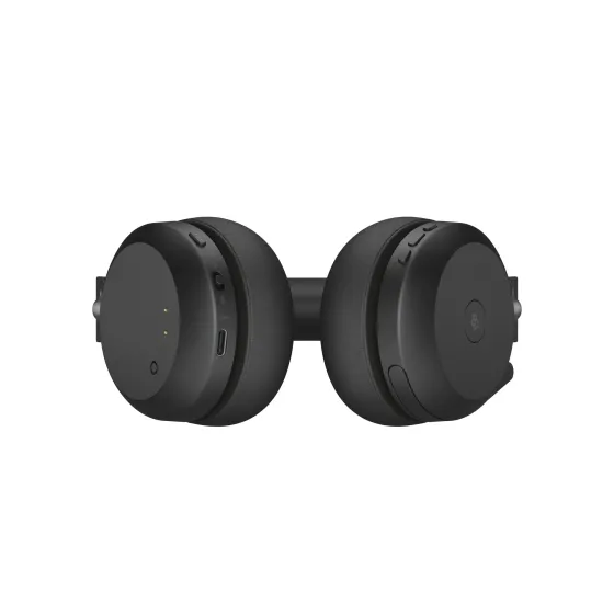 Jabra Evolve2 75 - Micro-casque stéréo sans fil pour MS avec base, Bluetooth, USB-A, noir