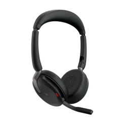 Jabra Evolve2 65 Flex Link380a UC Stereo - Micro-casque stéréo sans fil avec USB-A pour plateformes UC