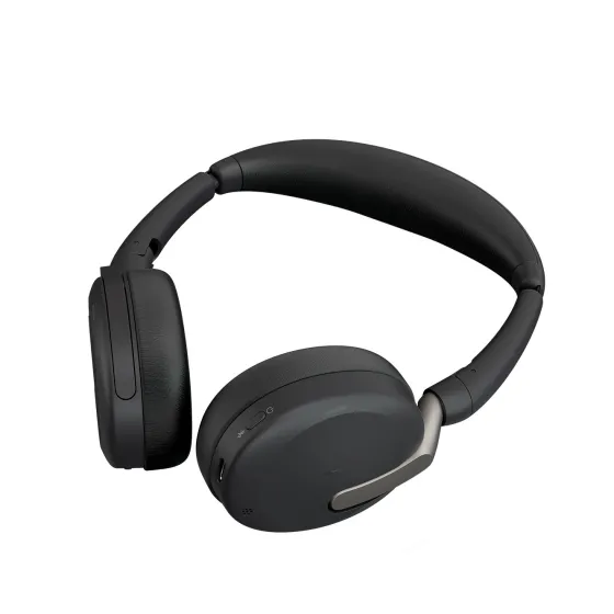 Jabra Evolve2 65 Flex Link380c MS Stereo - Micro-casque stéréo sans fil avec USB-C - certifié pour Microsoft Teams