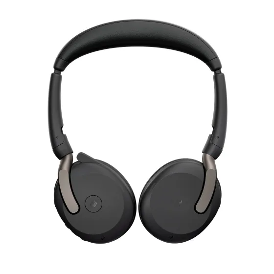 Jabra Evolve2 65 Flex Link380c UC Stereo - Micro-casque stéréo sans fil avec USB-C pour les plates-formes UC