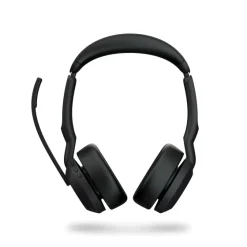 Jabra Evolve2 55 Link380a MS Stereo - Micro-casque stéréo sans fil avec USB-A certifié pour Microsoft Teams