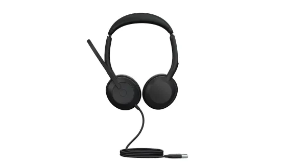 Jabra Evolve2 50 Link380a UC Stéréo - Micro-casque stéréo filaire avec USB-A
