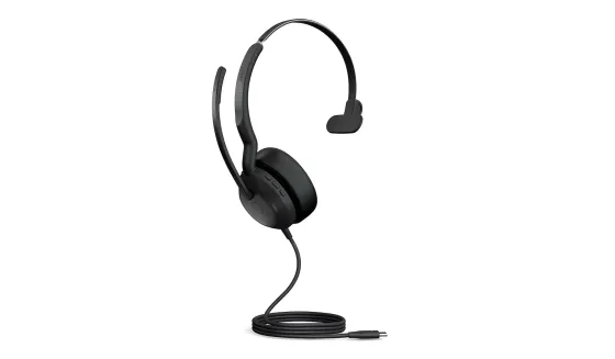 Jabra Evolve2 50 Link380c UC Mono - Micro-casque mono filaire avec USB-C