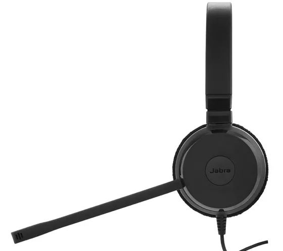Jabra Evolve 20 MS Duo - certifié pour Skype for Business casque stéréo pour téléphone logiciel VoIP