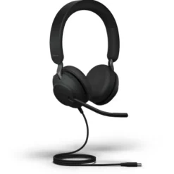 Jabra Evolve2 40 SE - Casque stéréo filaire USB-C / A | certifié pour Microsoft Teams