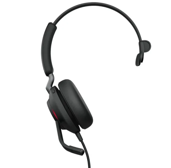Jabra Evolve2 40 SE - Casque mono filaire USB-C / A | certifié pour Microsoft Teams