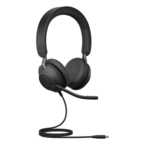 Jabra Evolve2 40 SE - Micro-casque stéréo filaire USB-C certifié pour UC