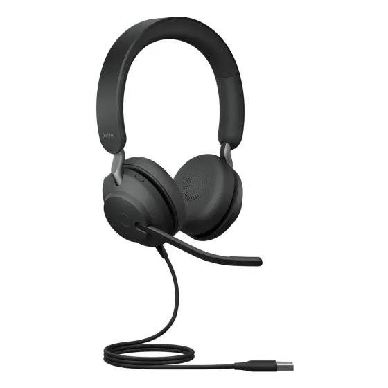 Jabra Evolve2 40 SE - Micro-casque stéréo filaire USB-A certifié pour UC