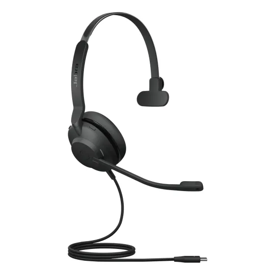 Jabra Evolve2 30 SE - Micro-casque filaire mono USB-C certifié pour Microsoft Teams