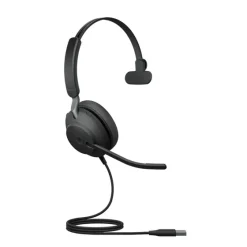 Jabra Evolve2 40 SE - Micro-casque mono filaire USB-A certifié pour Microsoft Teams